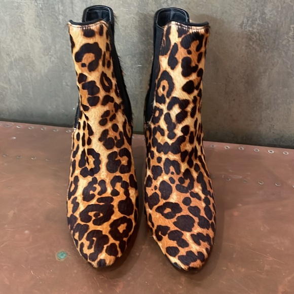 Like New Ralph Lauren leopard hair calf ankle stiletto boot - Picture 10 of 10